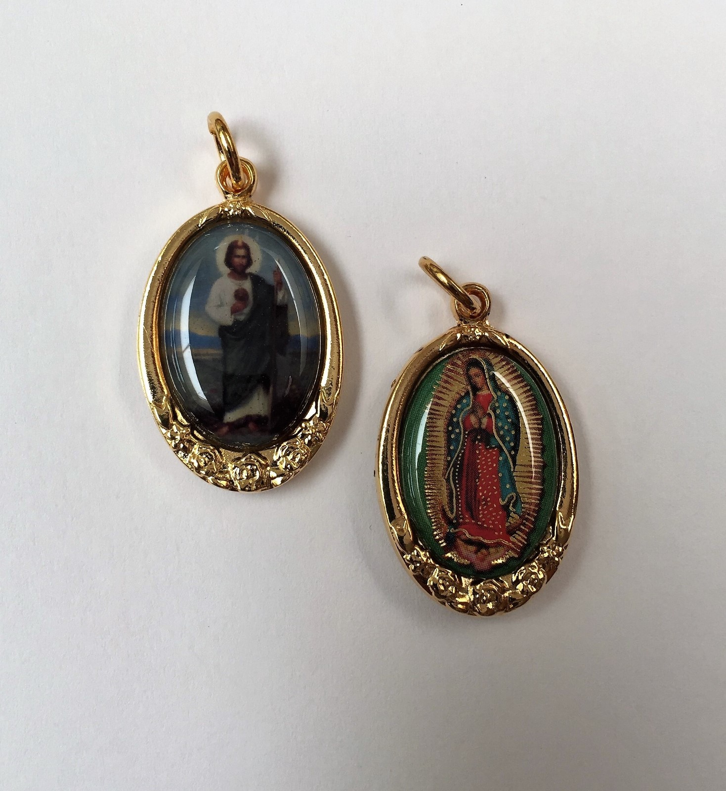 St. Jude Our Lady of Guadalupe Medal/Medalla San Judas y Virgen de Guadalupe