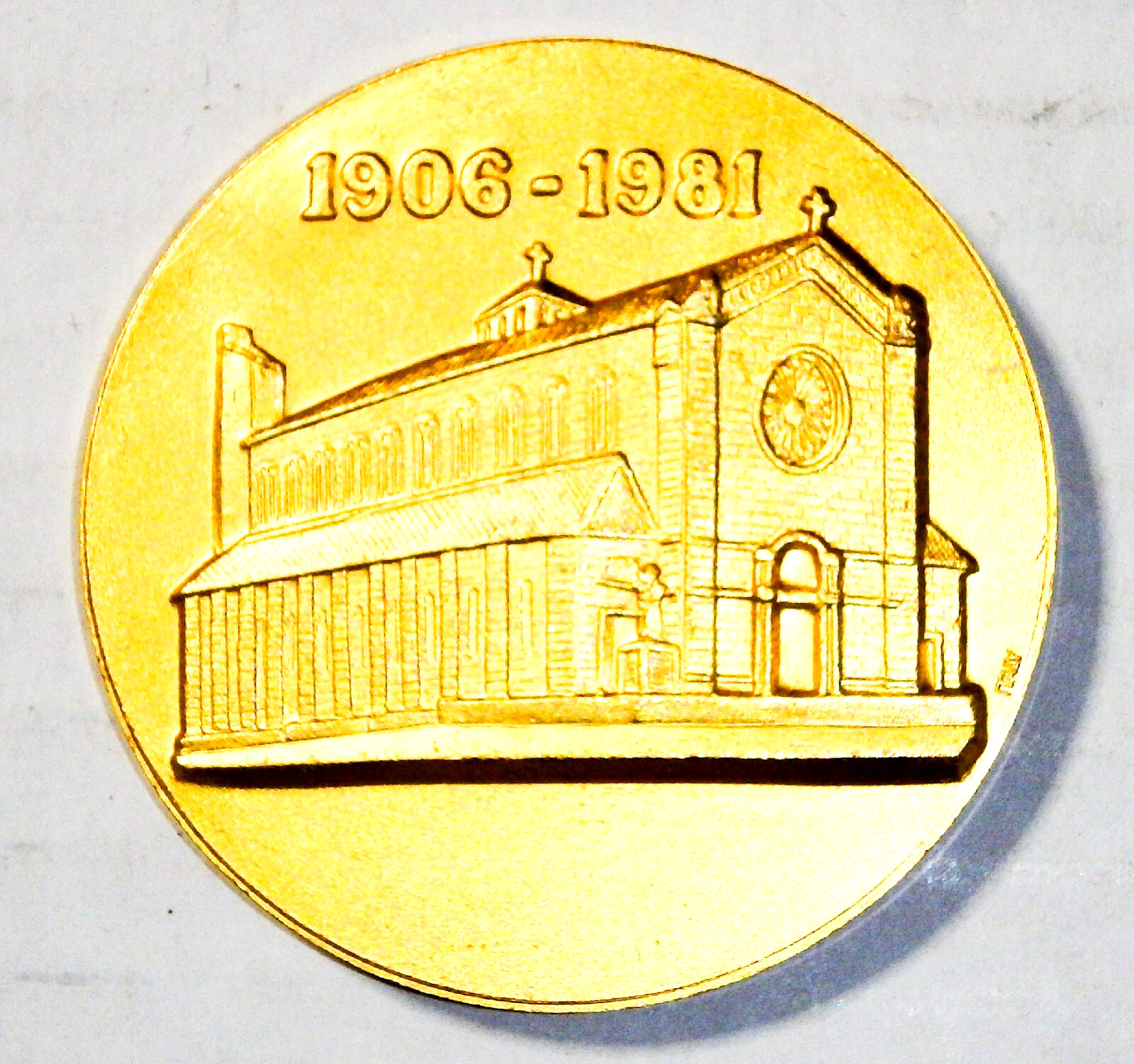 St Anthony’s Church Revere, Massachusetts 1981 75th Anniversary 2 oz. Coin