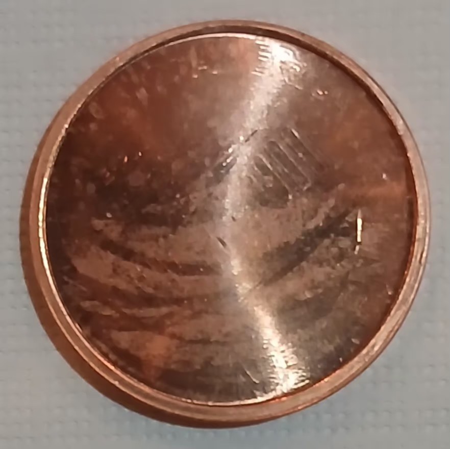 Taipei, Taiwan Temple LDS Mormon Counter Stamped Punched Lincoln Cent Penny Coin