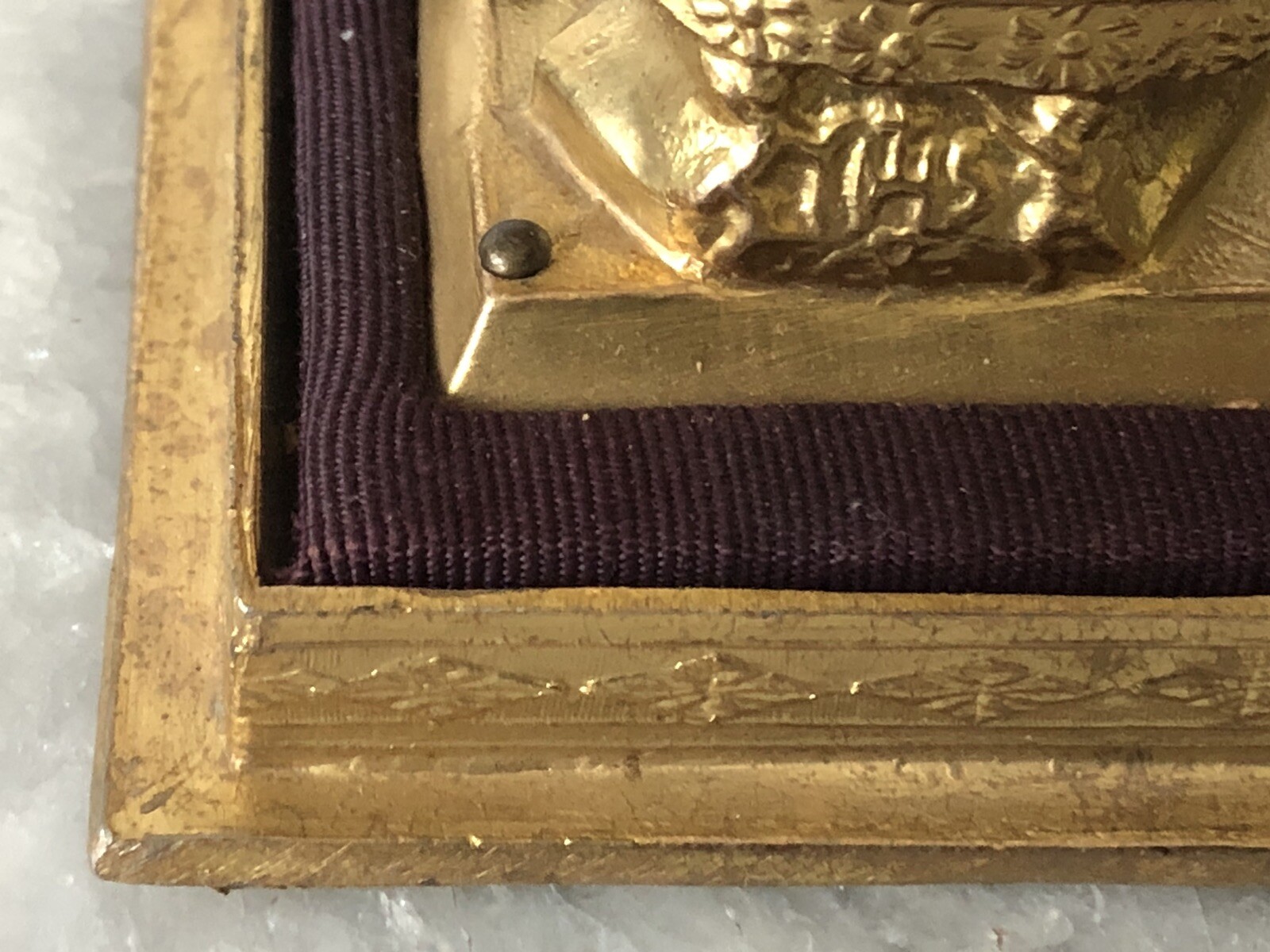 Vintage Antique Gold Medal Infant Of Prague Catholic Holy Christian Figure Small