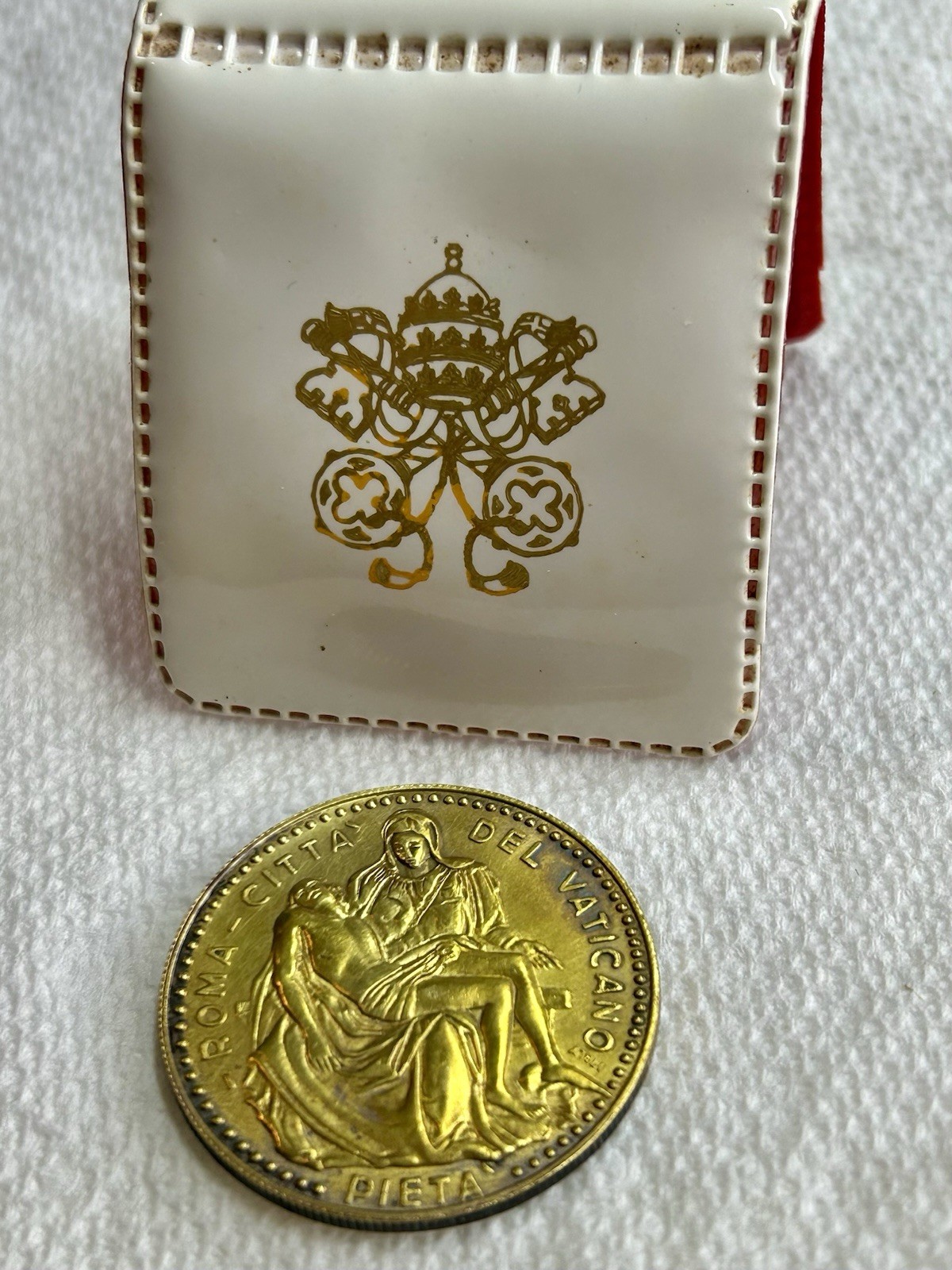 Lot Catholic Medals Vintage 4 Way 10 Pcs Italy Pope John Paul II Saint Michael