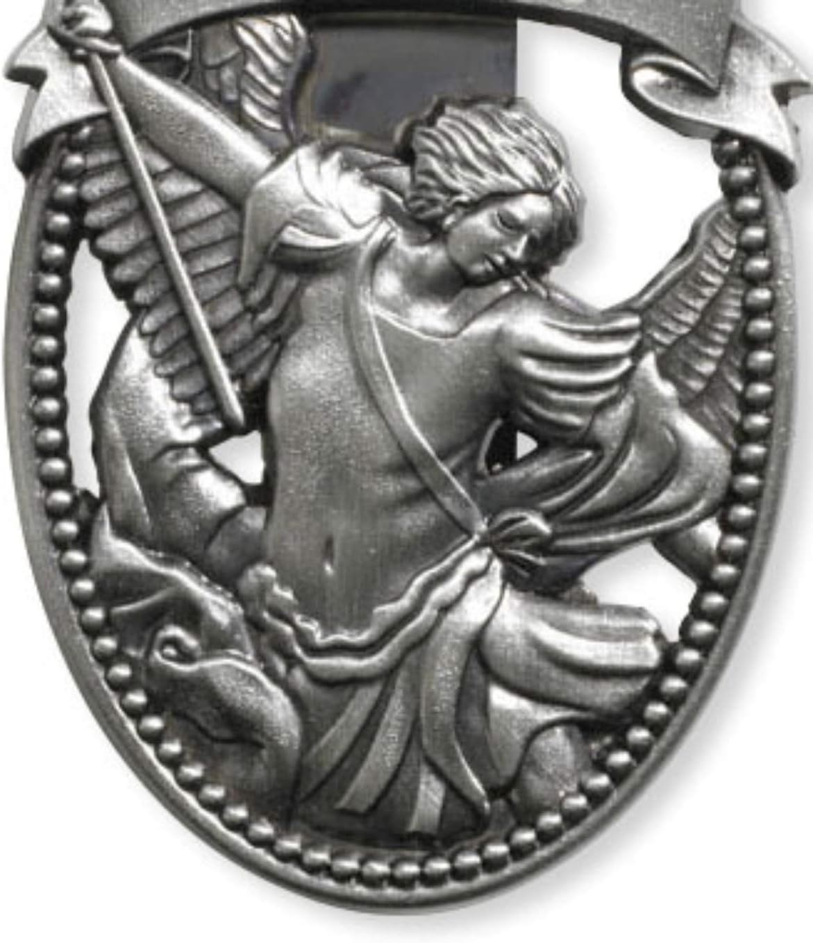 Beautifully Designed Saint Michael Visor Clip – A Guardian for Travelers