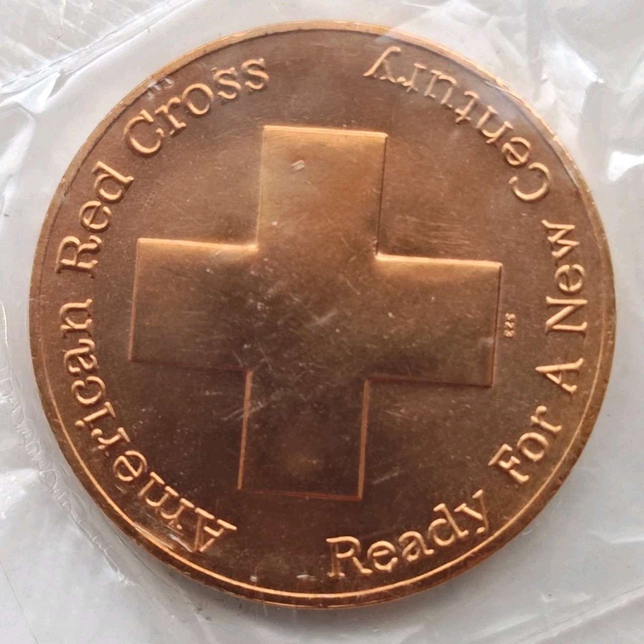 1881–1981 Red Cross Bronze Medal • Sealed Original Mint Packaging • 38mm