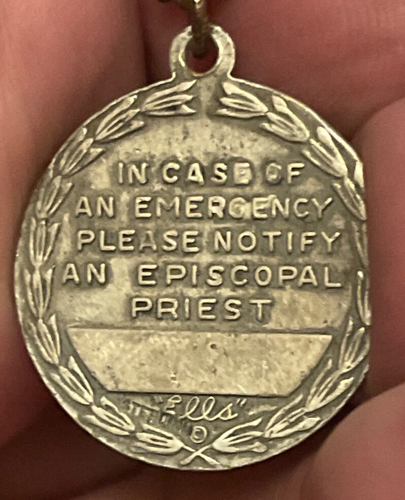Vintage Sterling Silver Episcopal Jesus Christ Savior Necklace’s Pendant