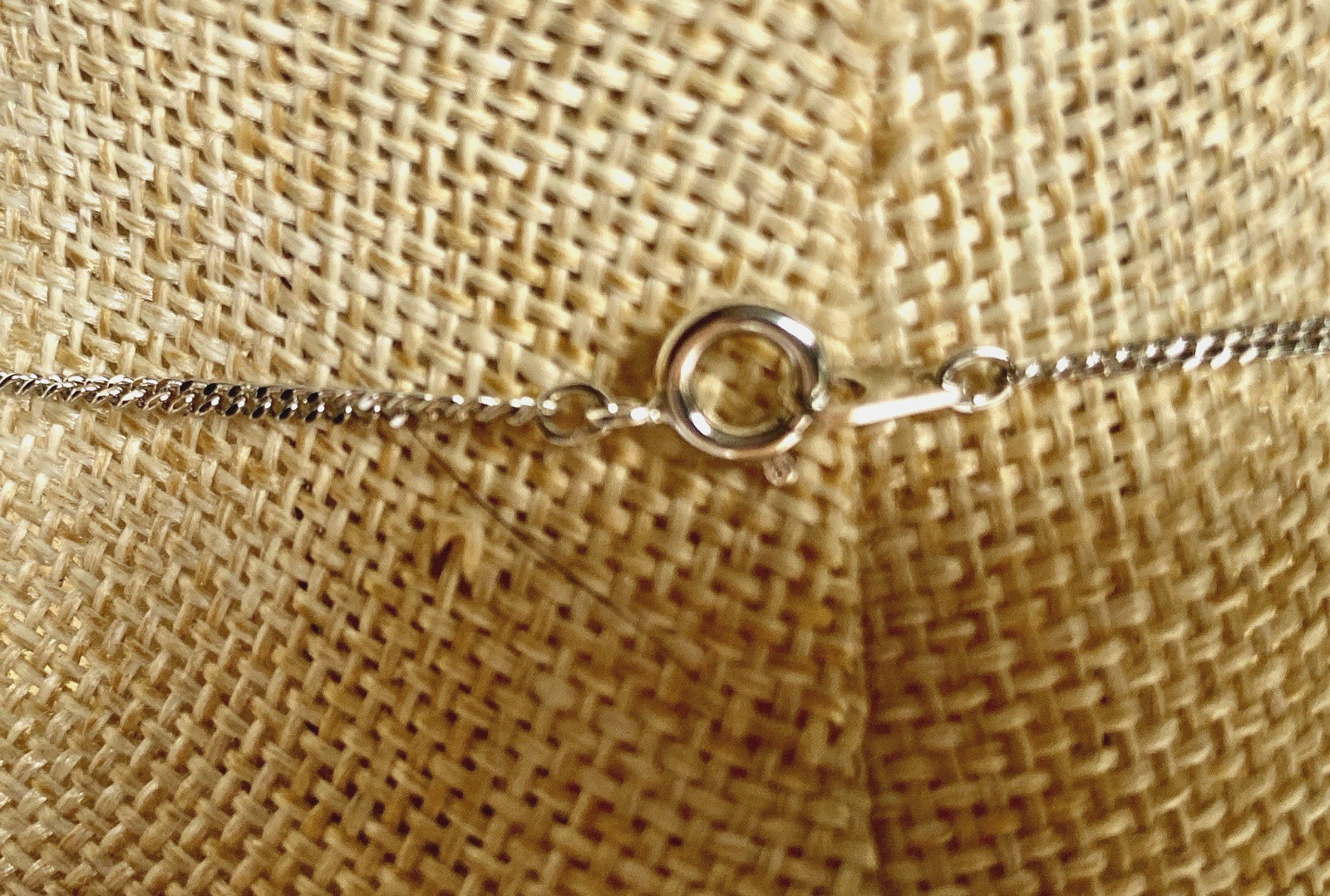 Vintage Sterling Silver Saint Theresa Medal/Pendant and Necklace, 18″ Long