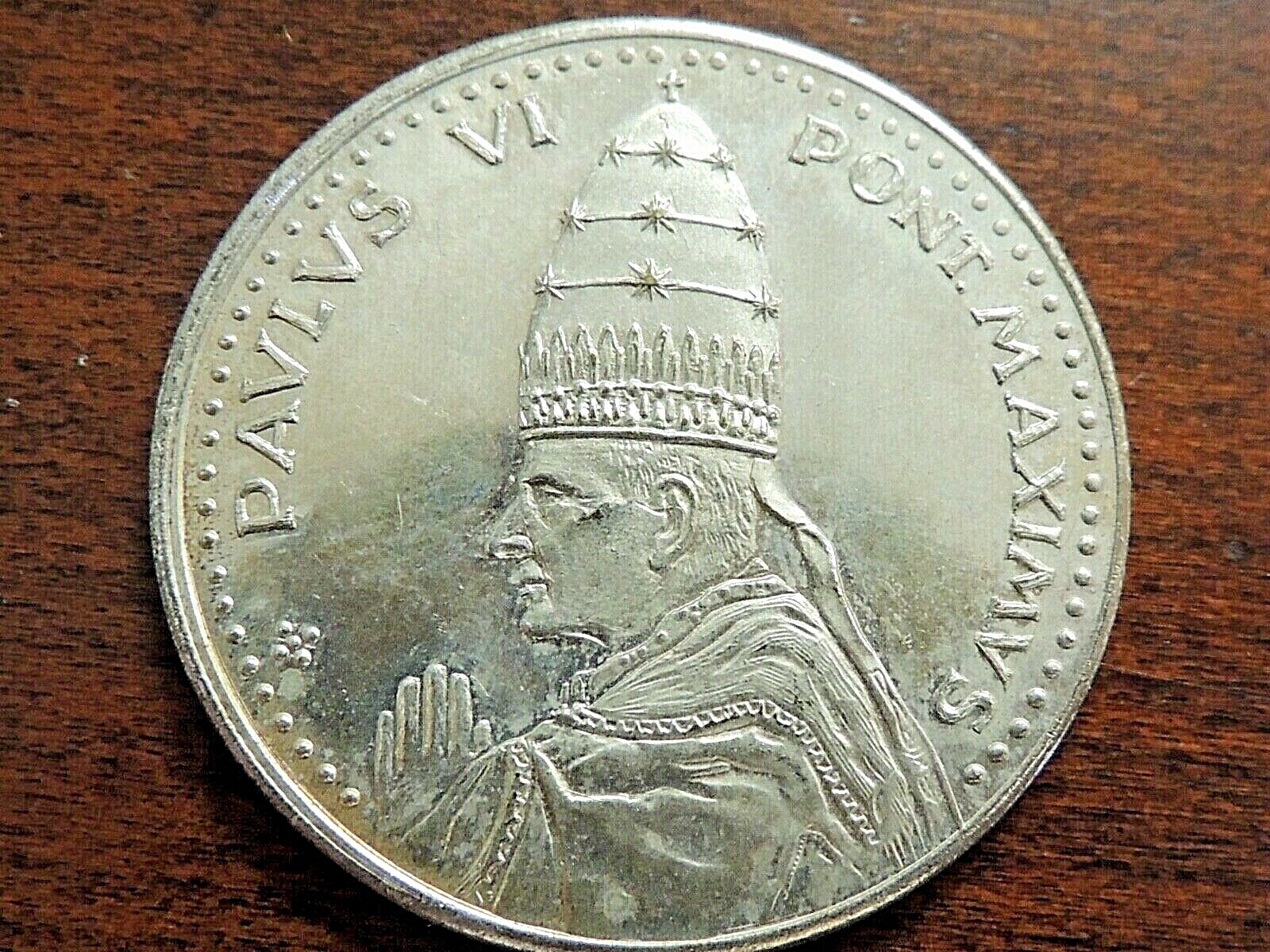 Vintage Classic “Paulus Vl” Silver Vatican Medal