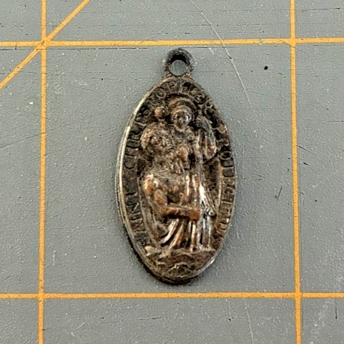 Vintage / Antique St Christopher Medal