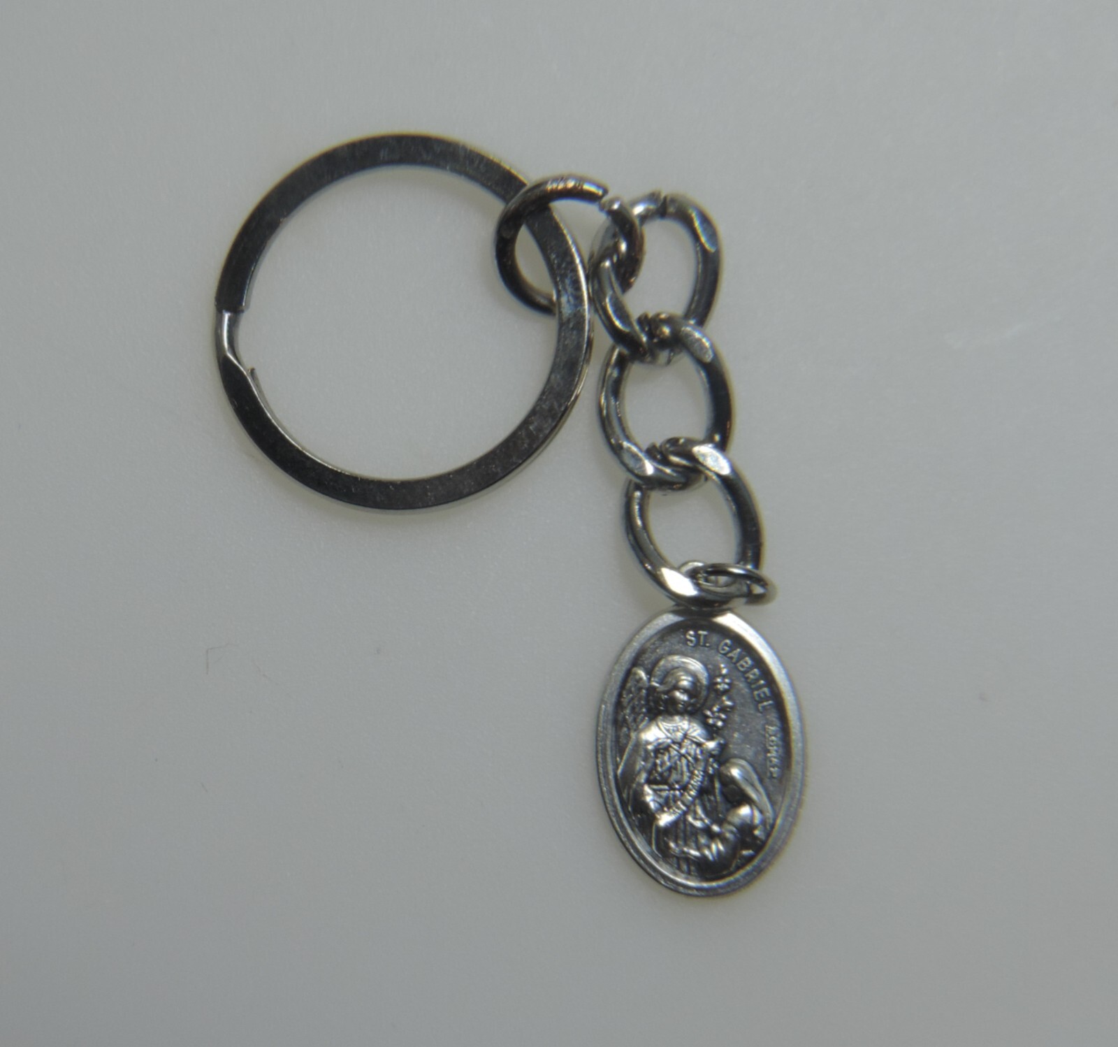 Saint Gabriel the Archangel zinc alloy medal Keychain