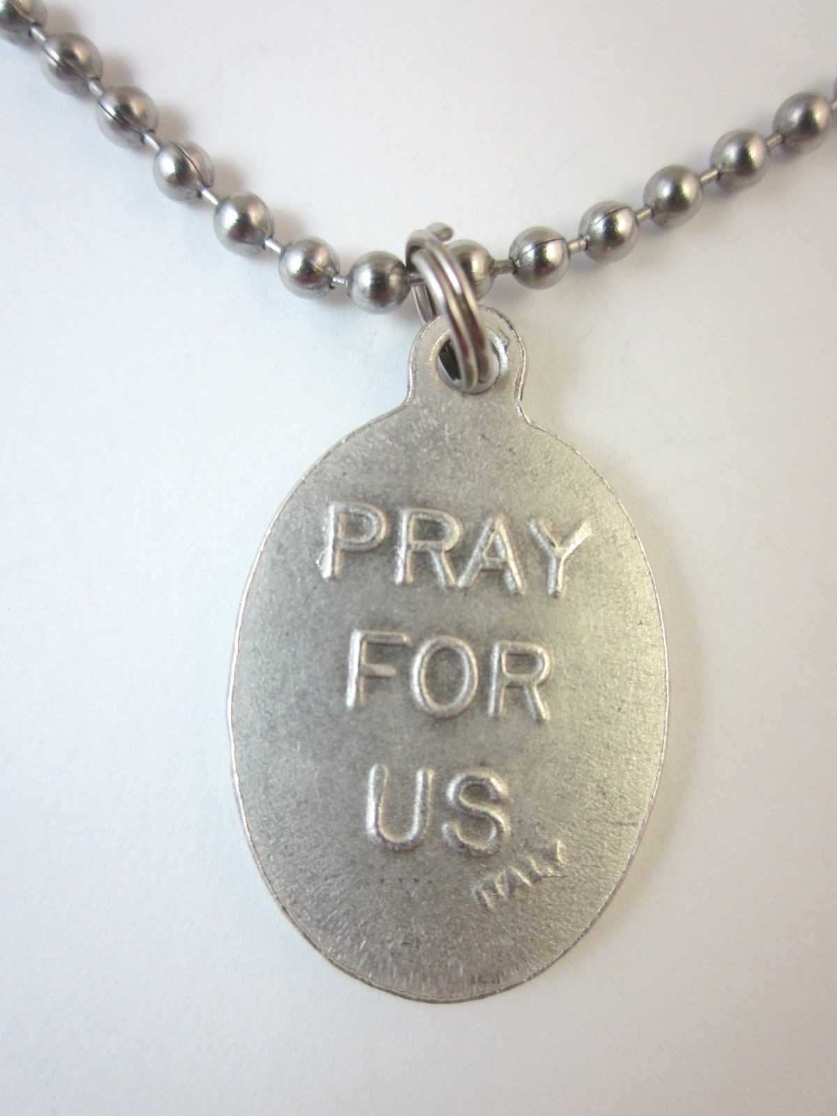 Venerable Matt Talbot Medal Pendant Necklace 24″ Ball Chain Gift Box Prayer Card