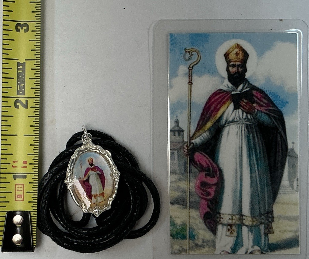 MEDAL OF SAINT CYPRIAN,MEDALLA DE SAN CIPRIANO , MIRACLE FAVOR PROTECTION &HOLY