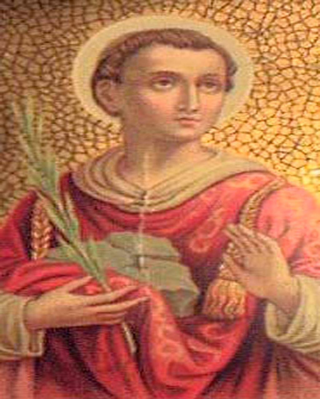 St Stephen Medal Italy Pendant Necklace 24″ Ball Chain Gift Box & Prayer Card