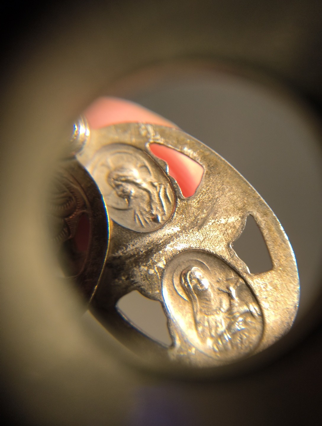 9.3 Gr HVH Vintage Multi Saint Medal Sterling Silver 925 Religious Holy Charm