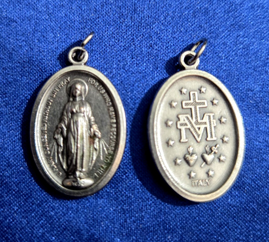 Our Lady Of Grace Miraculous Medal Made In Italy