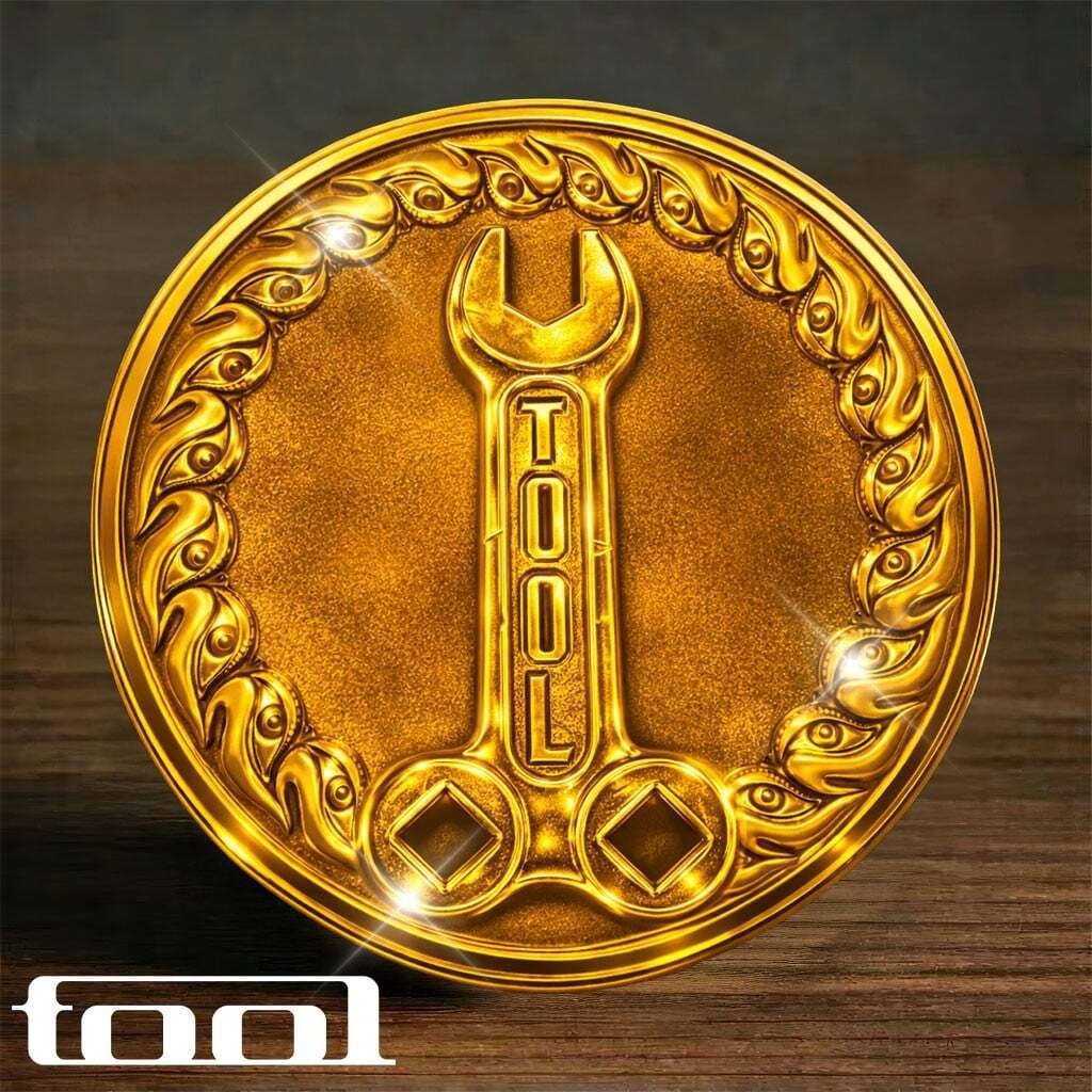 TOOL Band Commemorative Coin Third Eye Alex Grey Style Progressive Metal V2