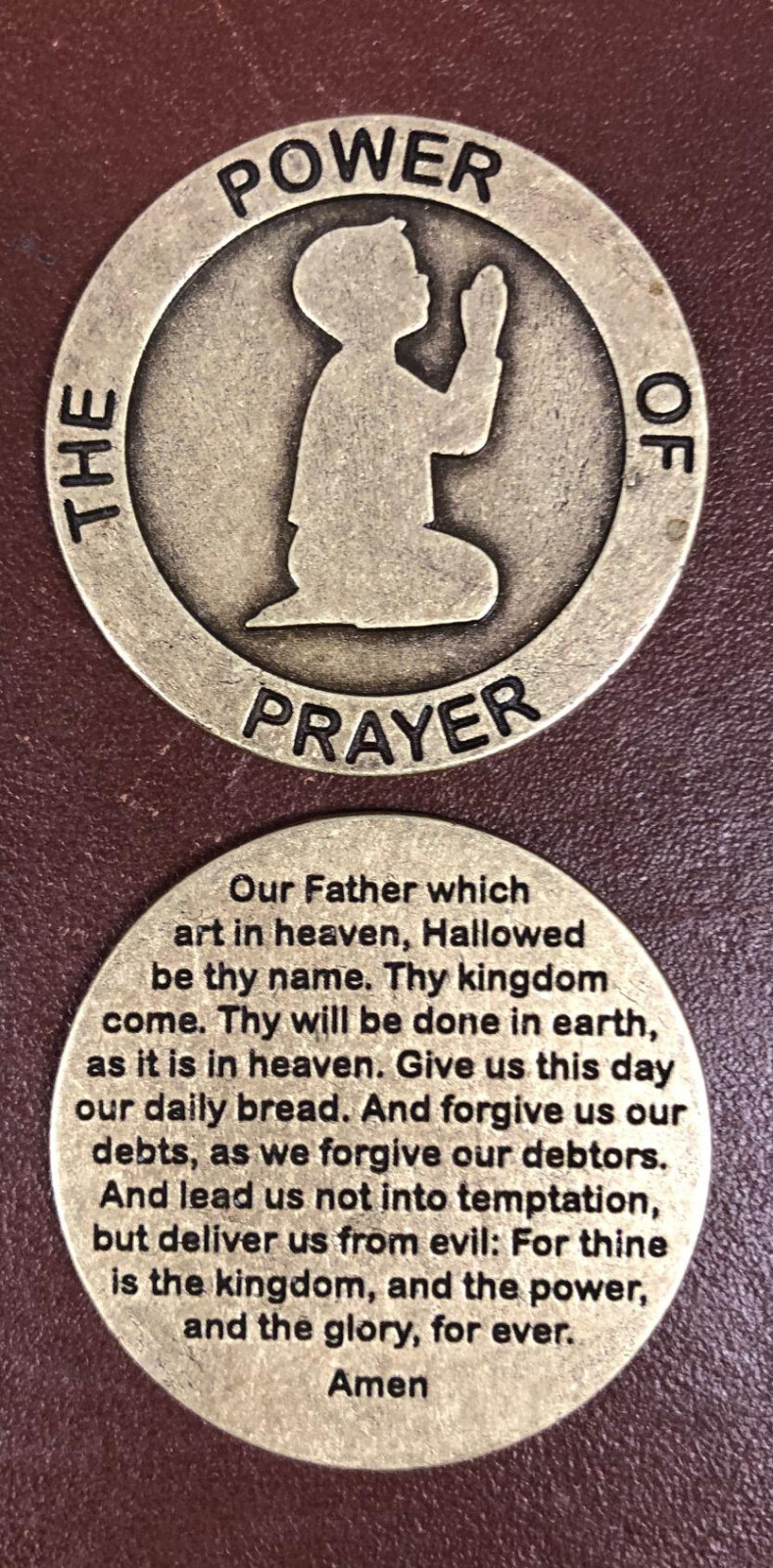 Power of Prayer Coin $1.15 each lot of 400 coins. MORE THAN 400 ASK SELLER