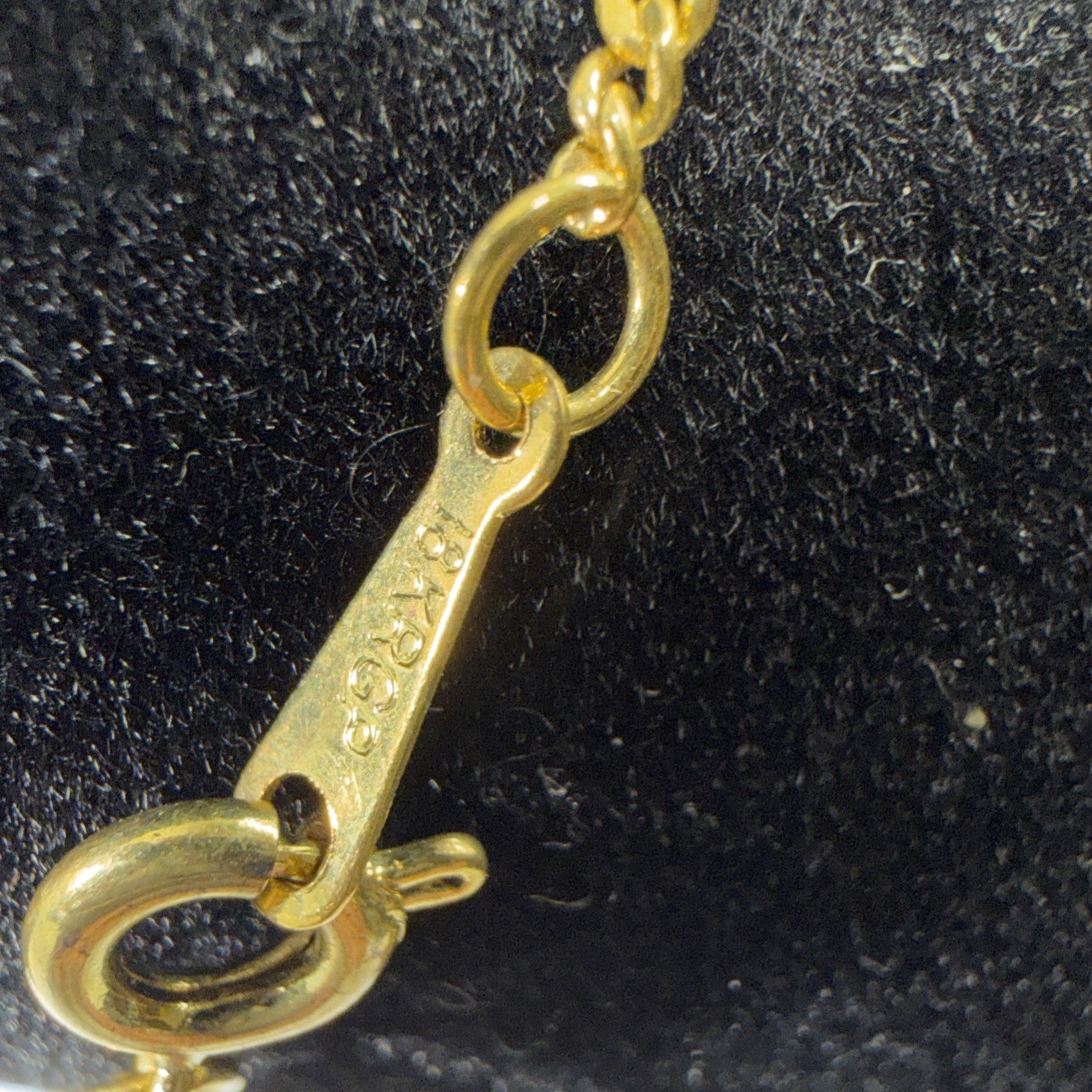 18K Gold Plated Rope Chain Necklace 2mm Wide 18” Long & Curb Chain Bracelet 7” L