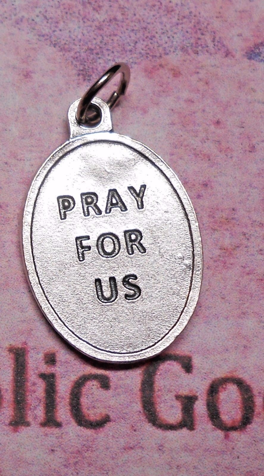 St. Saint Ursula / Pray for Us – Oxidized Die Cast Italian 1 inch Medal