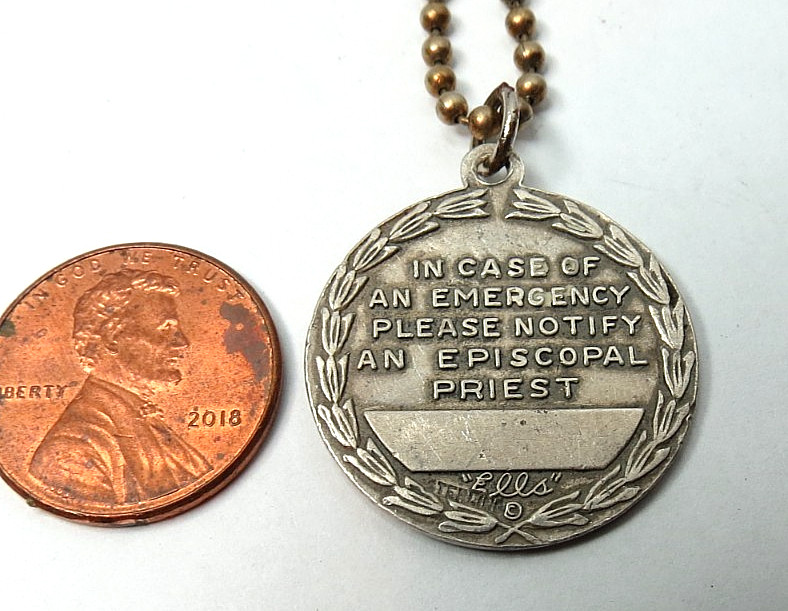 Vintage Sterling Silver Episcopal Jesus Christ Savior Necklace’s Pendant
