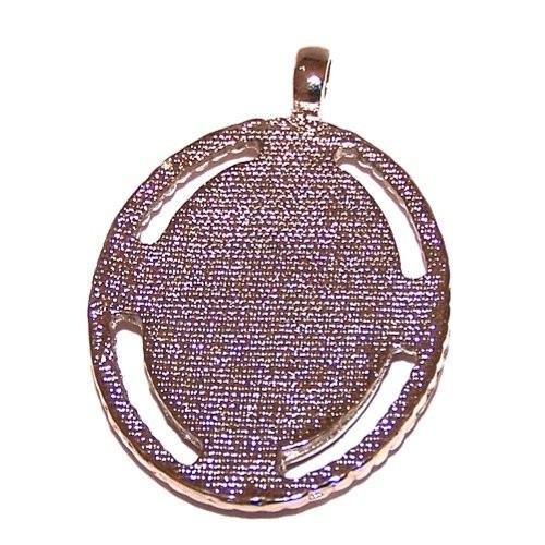 Crucifixion Icon – enamelled or resined pewter medal – Large ( 5 cm or 2 inches