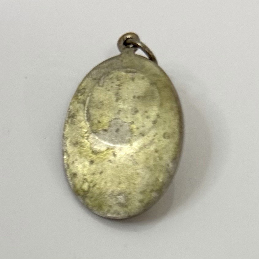 Gold Toned Over Silver “Ecce Homo” (Behold the Man) devotional medal Pendant