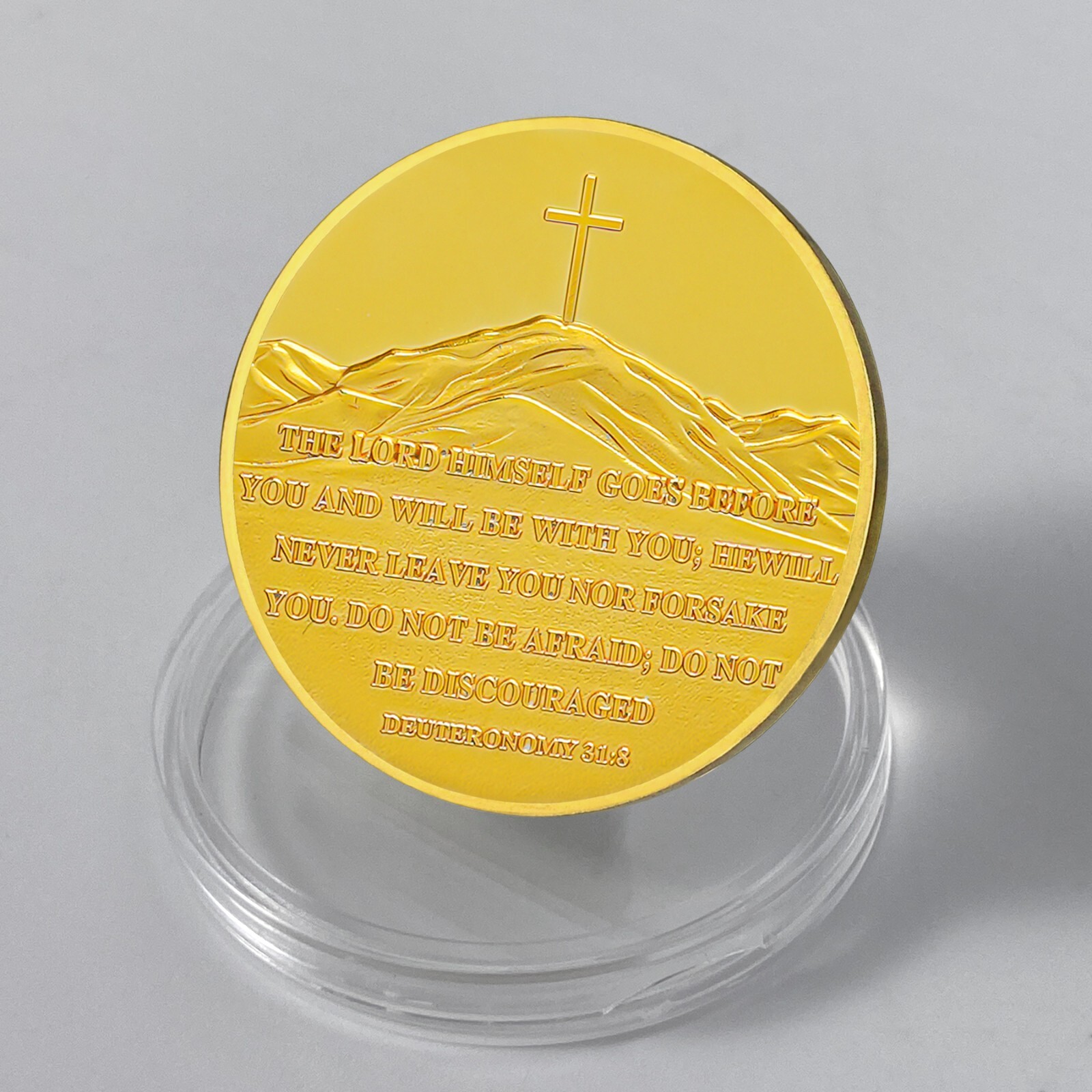 Footprints in the Sand Coins 5Pack – Christian Bible Verse Challenge Coin Medals