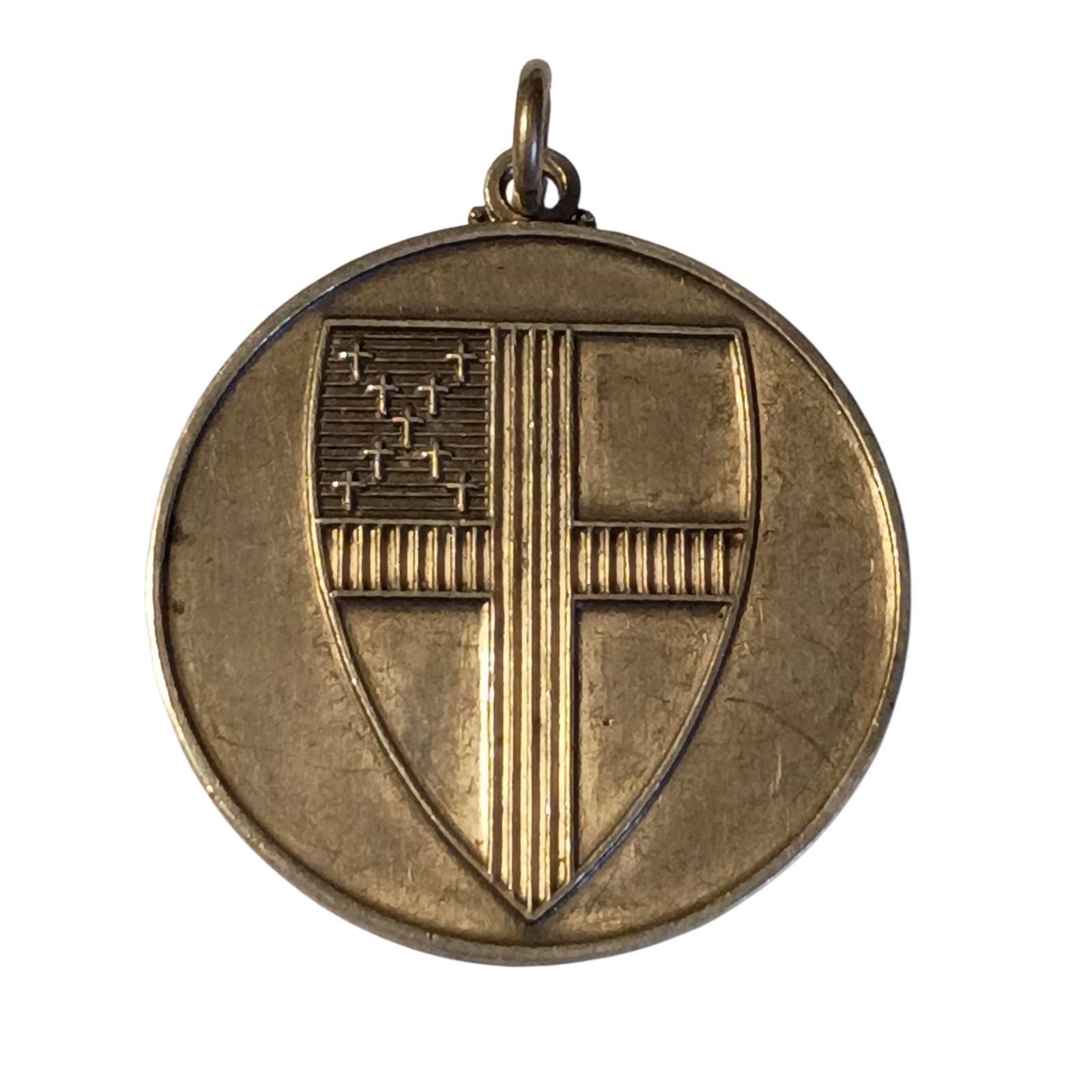 1950s Episcopal Armed Forces Sterling Silver Medal Engraved