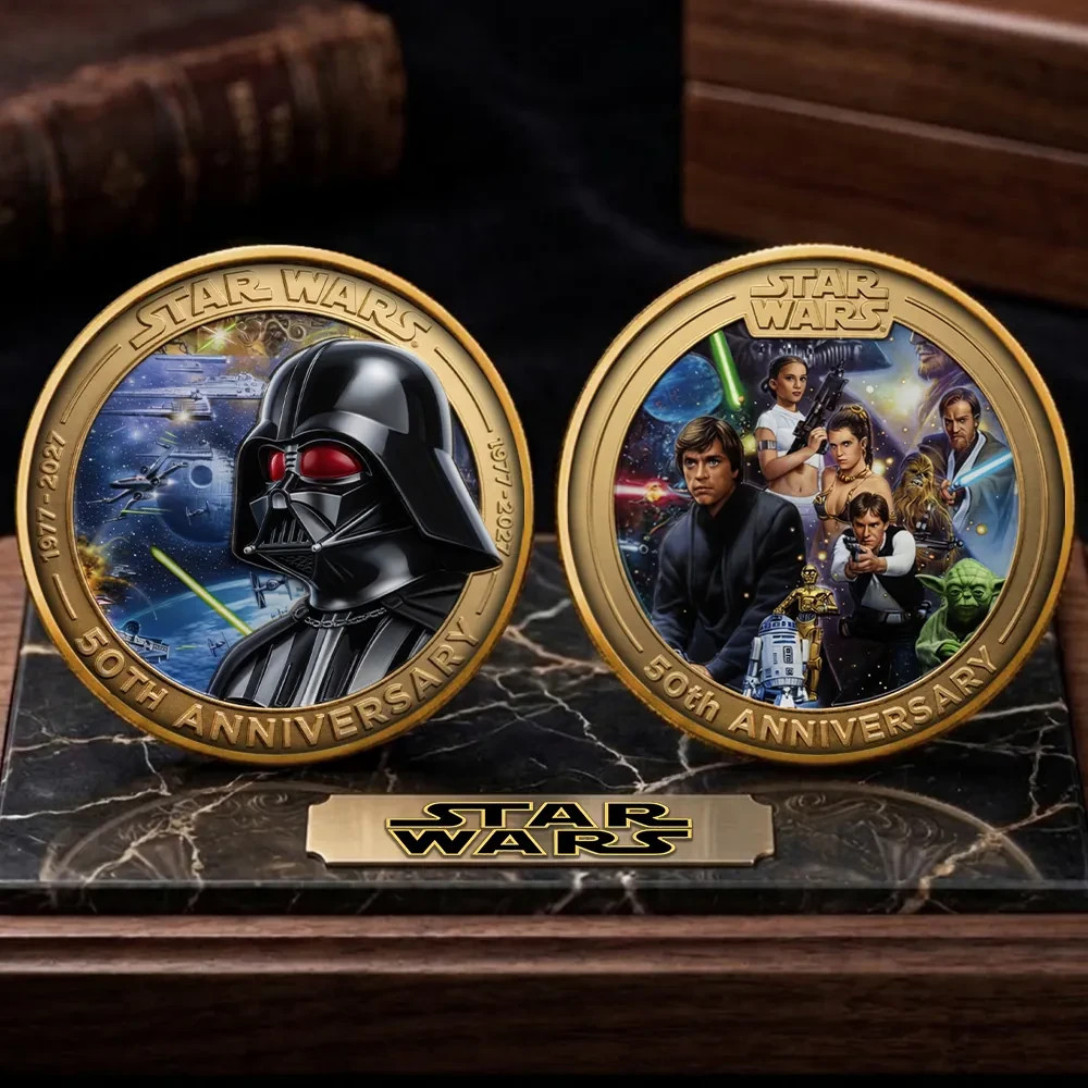 Star Wars 50th Anniversary 2027 Commemorative Coin, Star Wars Los Angeles 2027