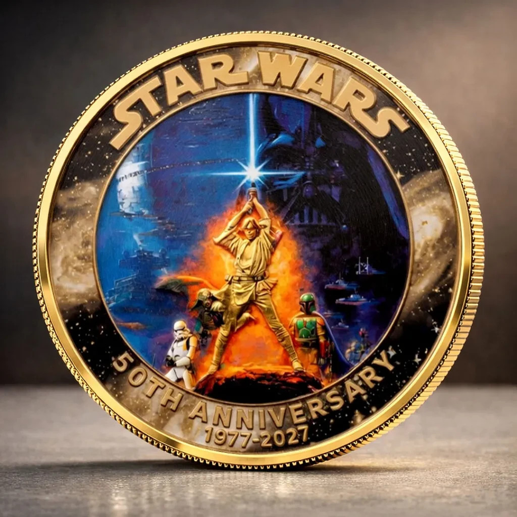 Star Wars 50th Anniversary 2027 Commemorative Coin