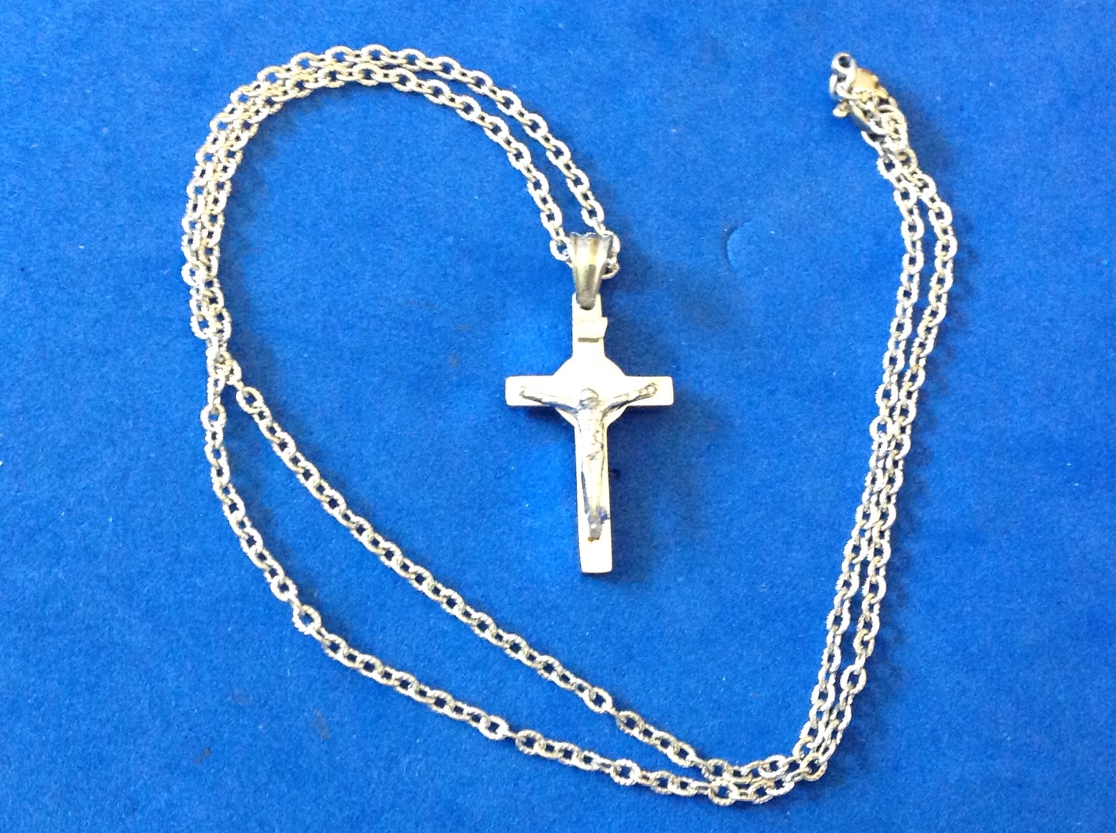 St BENEDICT Protection NECKLACE Saint Stainless Steel CRUCIFIX 27″ Men’s Women’s