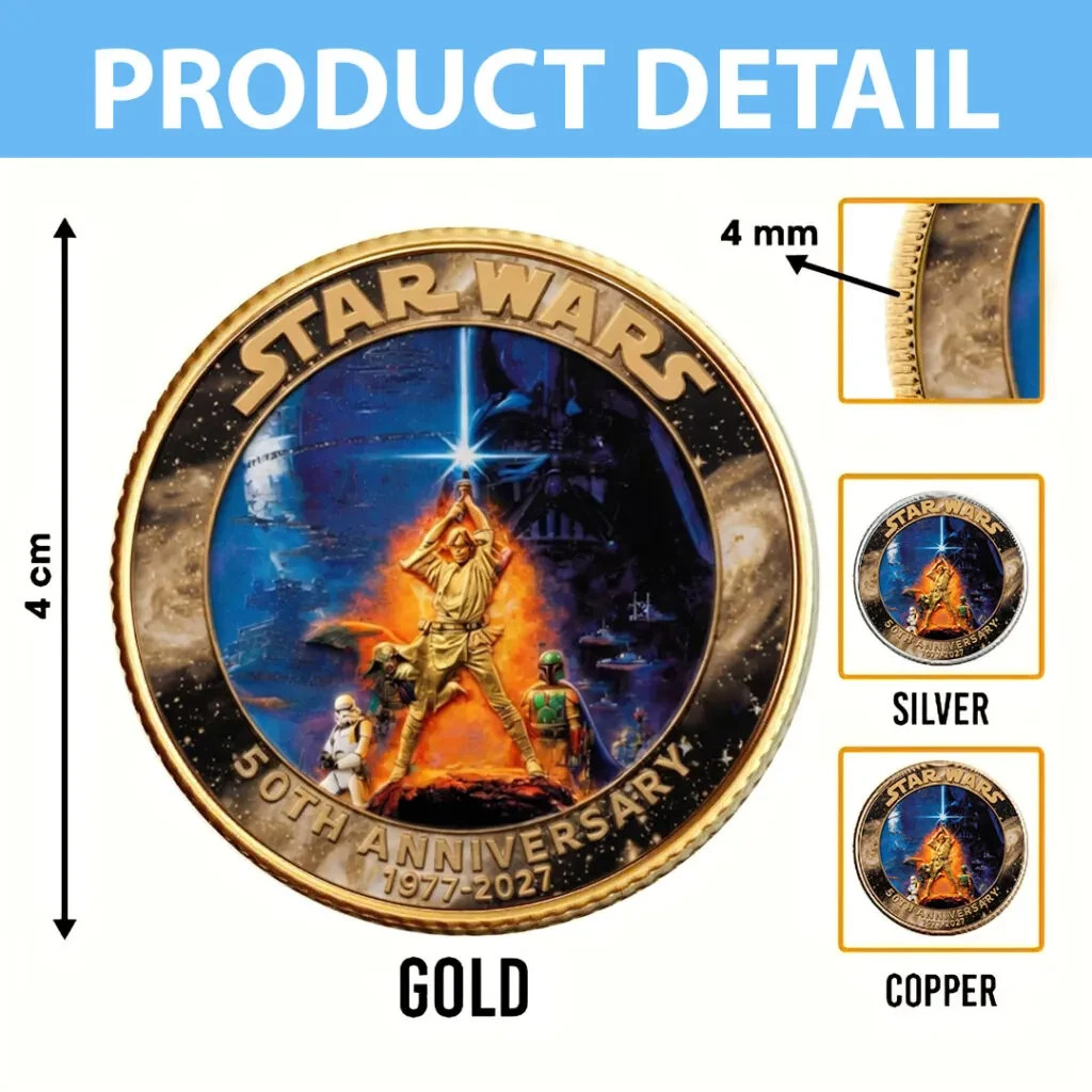 Star Wars 50th Anniversary 2027 Commemorative Coin