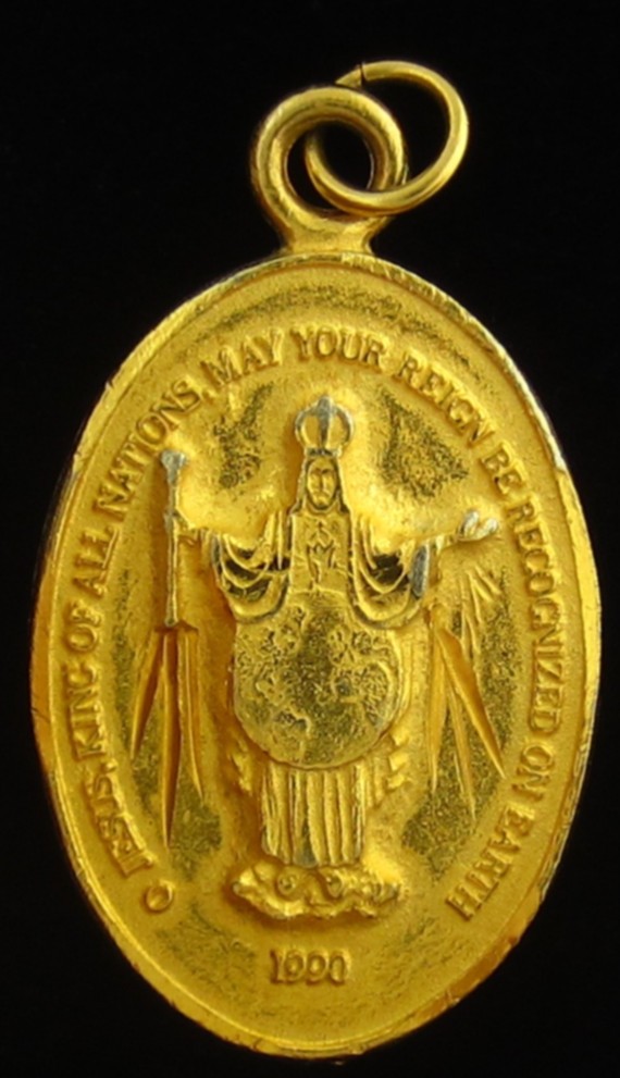 Vintage Saint Michael the Archangel Medal Patron Saint of Military Personnel