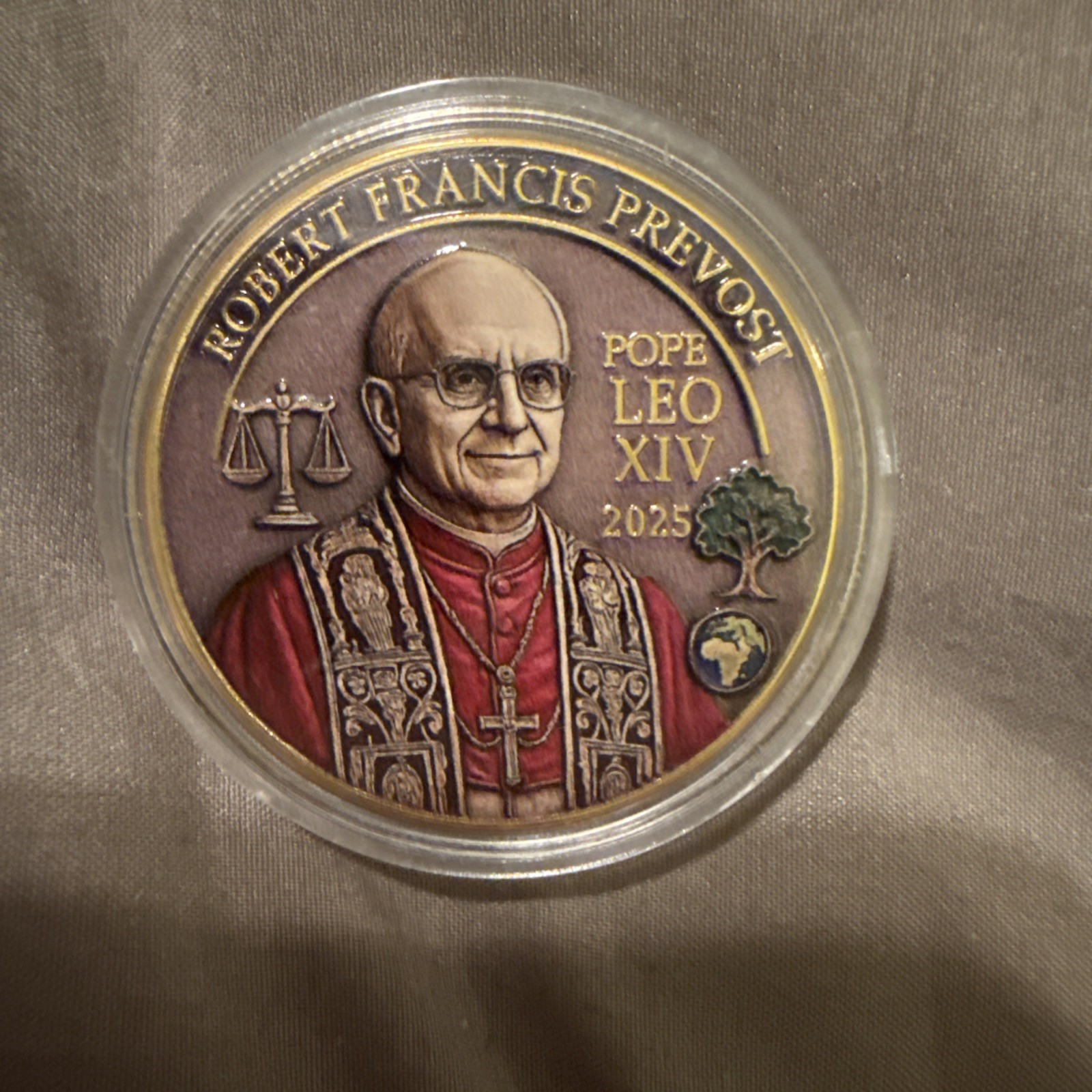 Beautiful Pope Leo VIX Commemorative Coin