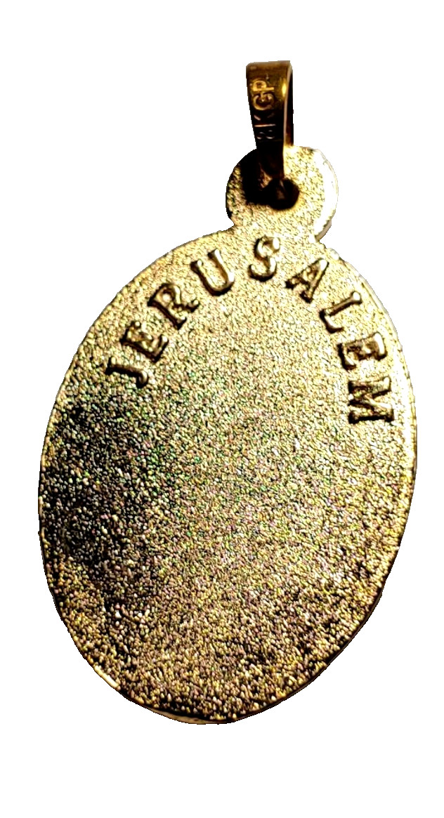 Mother of God of Jerusalem Pendant Gold Plated