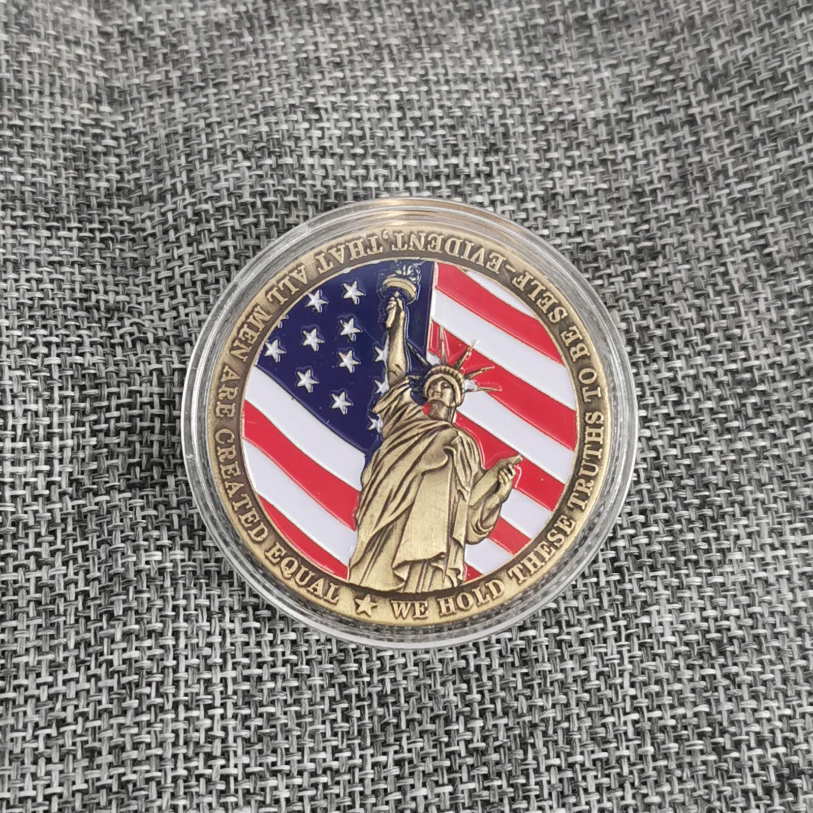 Strugglejewelry United States Liberty Bell 1776 Challenge Coin Iconic Bronze
