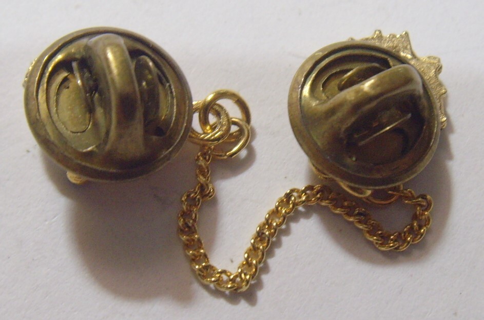 1950s antique Christmas religious Catholic Saint Mary Santa Clause pin set 53574