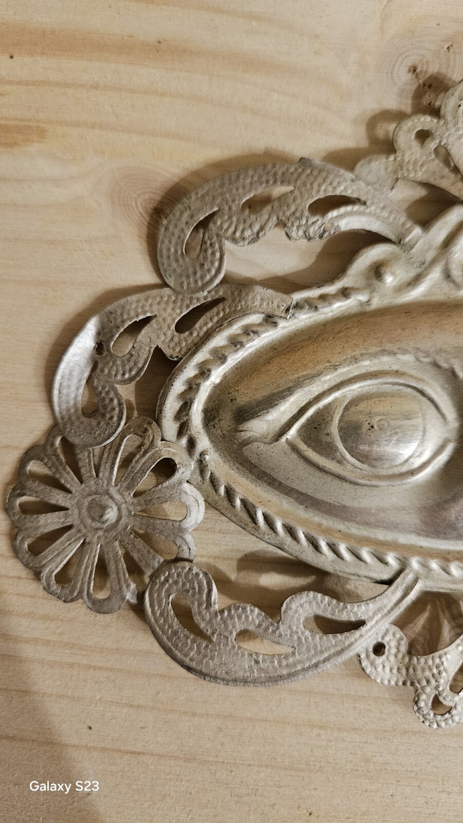 N.2 Ex Voto, Silver Foil, 1900 H 9.5, 11.5 Cm.