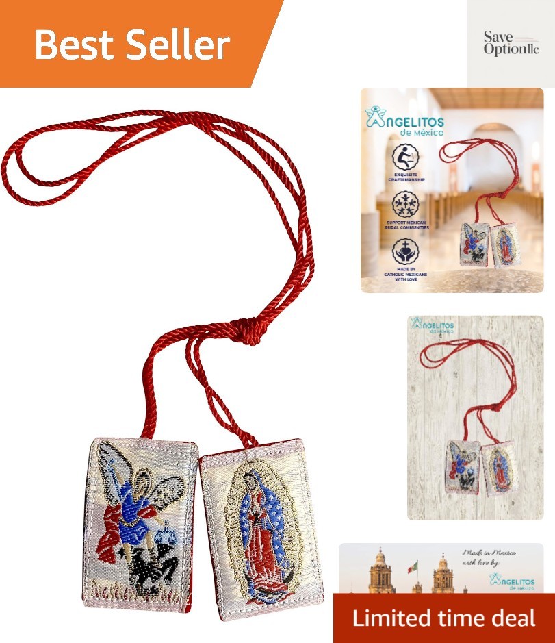 Red Scapular of Saint Michael: Spiritual Protection & Adjustable Necklace Design