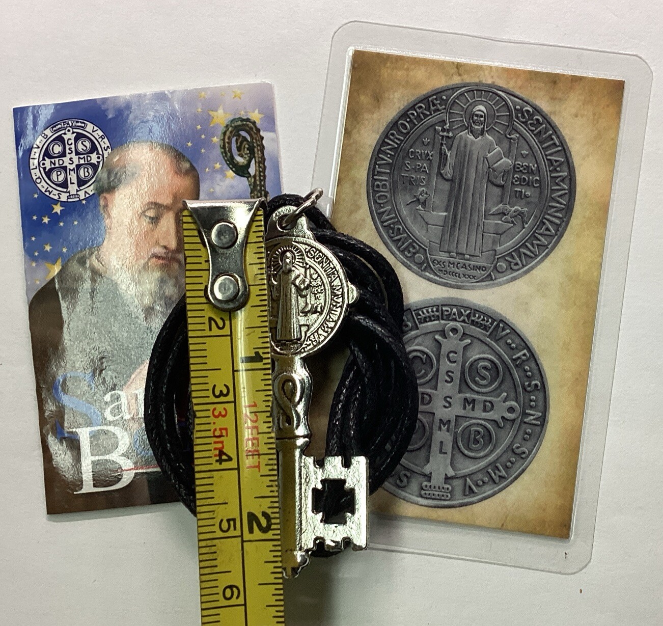 St Benedict Key Of Heaven San Benito Llave Del Cielo Protection Favors Holy Card