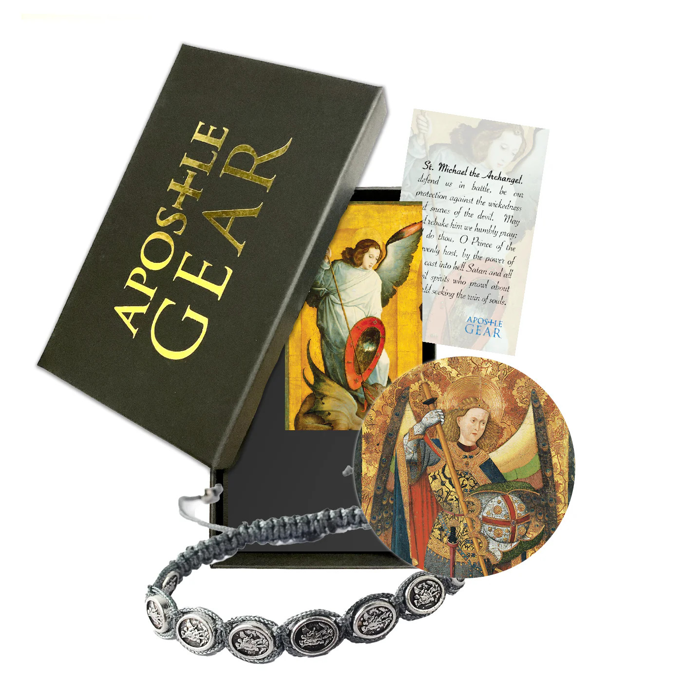 St. Michael Bracelet – Grey