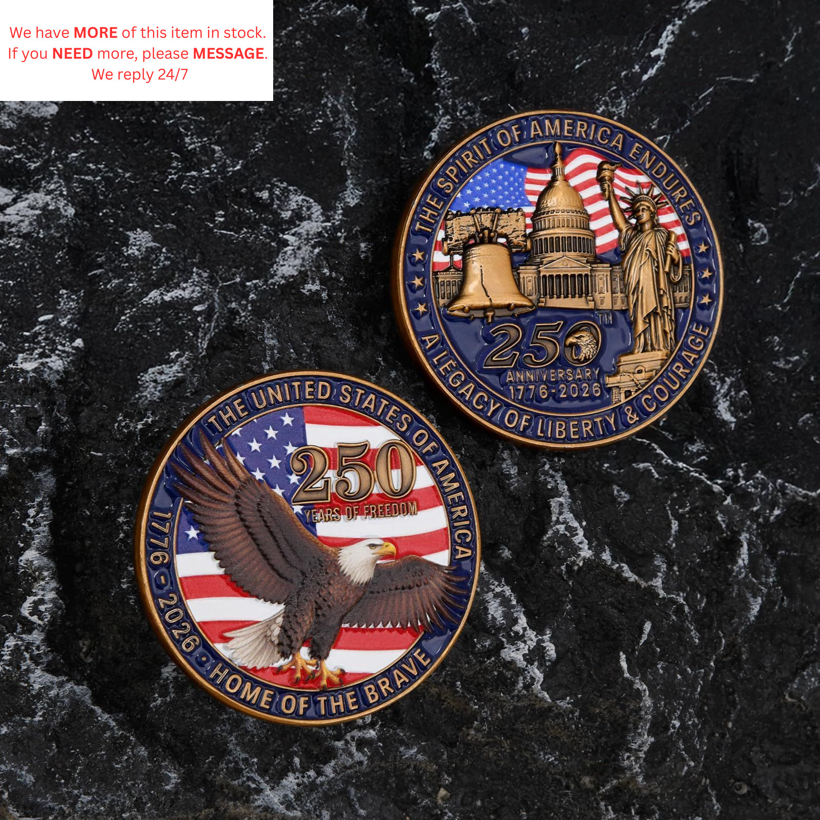 250th Anniversary United States of America Liberty Bell Souvenir Coin