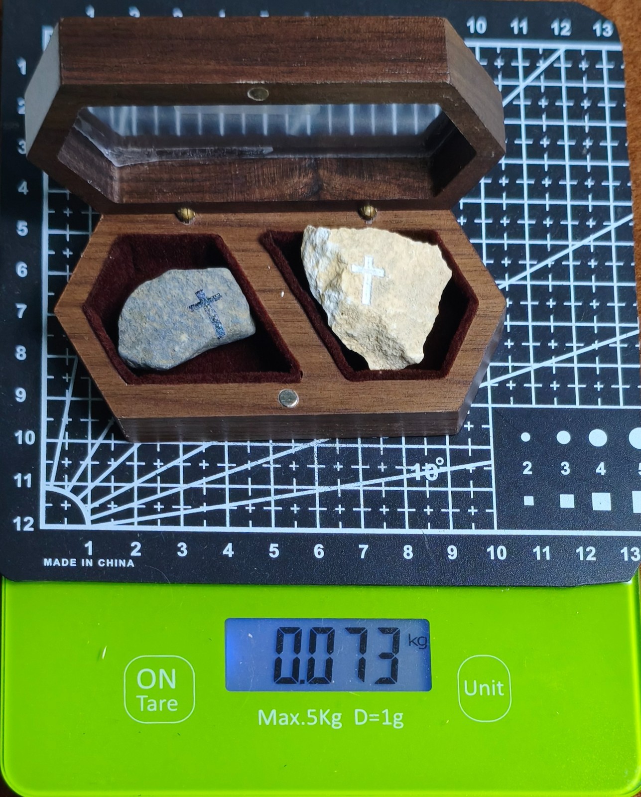 2 HOLY LAND STONES SET – Capernaum (Jesus’ Town) & Mount of Olives (Gethsemane)